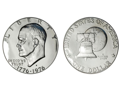 1 Δολάριο Eisenhower bicentennial