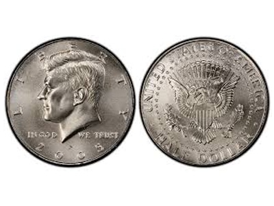 1/2 Δολάριο Kennedy (400°)